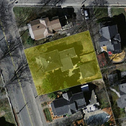 174 Walnut St, Newton MA 02460-1610 aerial view