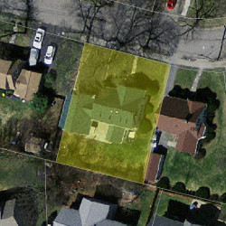 110 Falmouth Rd, Newton MA 02465-1127 aerial view