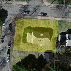 16 Royce Rd, Newton MA 02459-1031 aerial view