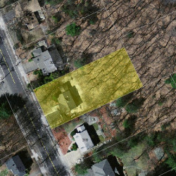 308 Winchester St, Newton MA 02461-2051 aerial view