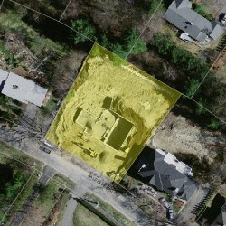 49 Baldpate Hill Rd, Newton MA  02459-2826 aerial view