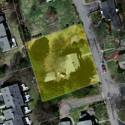 31 Rockland Pl, Newton MA 02464-1214 aerial view