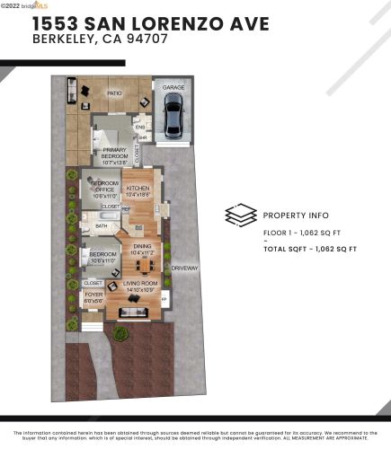 1553 San Lorenzo Ave, Berkeley CA 94707-1860 exterior