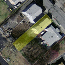 177 Chapel St, Newton MA 02458-1307 aerial view