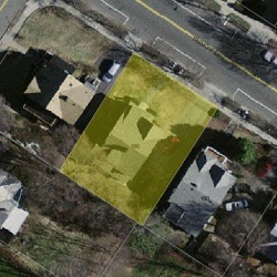 196 Tremont St, Newton MA 02458-2109 aerial view