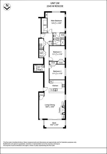 2345 Roscoe St, Chicago IL  60618-6200 exterior