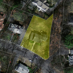 100 Devonshire Rd, Newton MA 02468-2213 aerial view