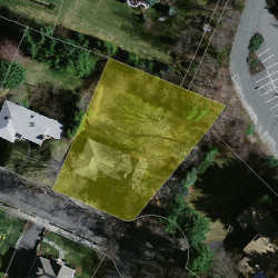 38 Columbine Rd, Newton MA  02459-3444 aerial view