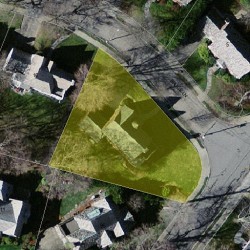 8 Bruce Ln, Newton MA 02458-2615 aerial view