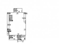 274 Tremont St, Newton MA  02458-2143 floor plan
