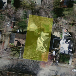 45 Everett St, Newton MA  02459-1926 aerial view