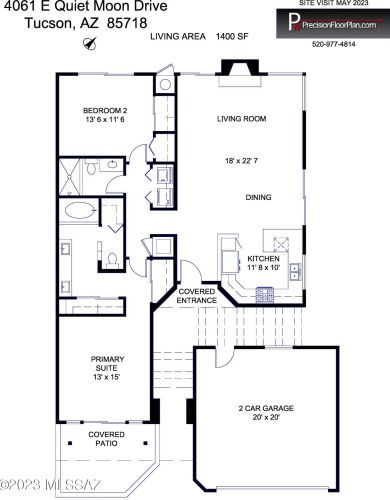 4061 Quiet Moon Dr, Tucson AZ  85718-3427 exterior