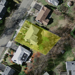 21 Cross Hill Rd, Newton MA 02459-3119 aerial view