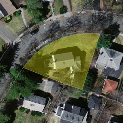 78 Commonwealth Park, Newton MA 02459-1005 aerial view