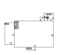 55 Cedar St, Newton MA 02459-1144 floor plan