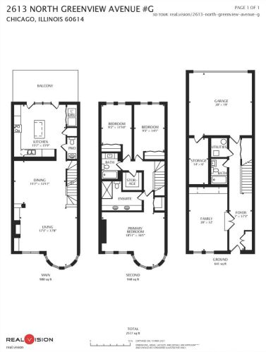 2613 Greenview Ave, Chicago IL  60614-1179 exterior