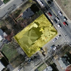 321 Linwood Ave, Newton MA 02460-1342 aerial view