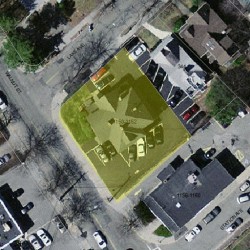 1152 Walnut St, Newton MA 02461-1229 aerial view