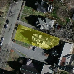 64 Eldredge St, Newton MA  02458-2097 aerial view