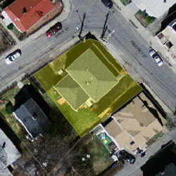 9 Prospect St, Newton MA 02465-2228 aerial view