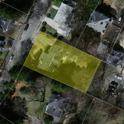 16 Hawthorne Ave, Newton MA 02466-2806 aerial view