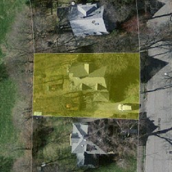 53 Oxford Rd, Newton MA 02459-2407 aerial view