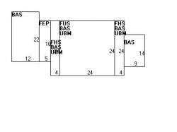 116 Falmouth Rd, Newton MA 02465-1127 floor plan