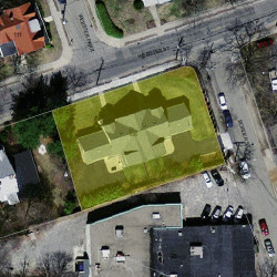 166 Webster St, Newton MA 02465-1848 aerial view