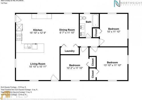 3823 Crosby Dr, Atlanta GA 30331-3432 exterior