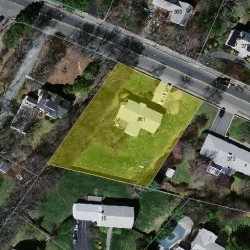 361 Dedham St, Newton MA 02459-2902 aerial view