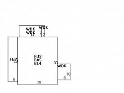 45 Cottage St, Newton MA 02464-1254 floor plan