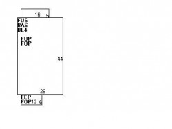 70 Dalby St, Newton MA  02458-1033 floor plan