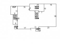 194 Otis St, Newton MA  02465-2524 floor plan