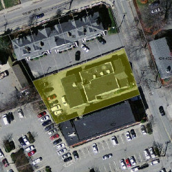 429 Cherry St, Newton MA  02465-2012 aerial view