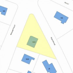 1820 Washington St, Newton MA 02466-3008 plot plan