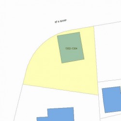 1302 Boylston St, Newton MA 02464-1020 plot plan