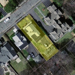 26 Floral St, Newton MA 02461-1245 aerial view