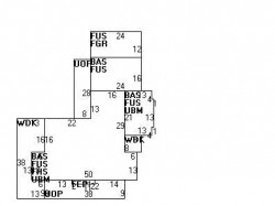 217 Bellevue St, Newton MA 02458-1812 floor plan