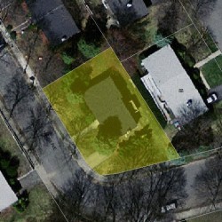 60 Hazelhurst Ave, Newton MA 02465-1341 aerial view