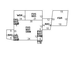 17 Morton Rd, Newton MA 02459-1045 floor plan