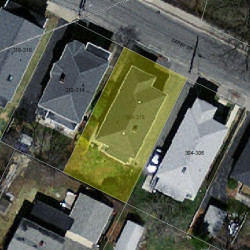 310 Derby St, Newton MA 02465-1008 aerial view