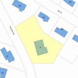 30 Stanton Ave, Newton MA 02466-3006 plot plan