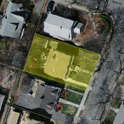 65 Falmouth Rd, Newton MA  02465-1132 aerial view