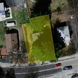 1188 Chestnut St, Newton MA  02464-1309 aerial view