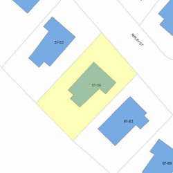 59 Ripley St, Newton MA 02459-2210 plot plan