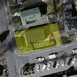 100 Central Ave, Newton MA  02460-1714 aerial view