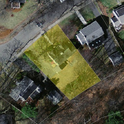 68 Park Ln, Newton MA 02459-1731 aerial view