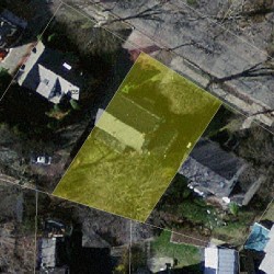 141 Clark St, Newton MA  02459-2426 aerial view