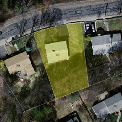 326 Austin St, Newton MA 02465-2502 aerial view