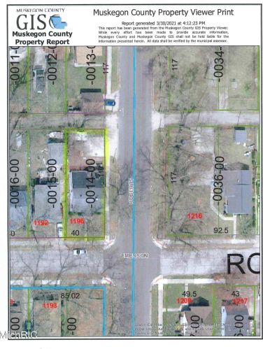 1196 Emerson Ave, Meskegon MI 49442-5205 exterior